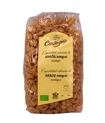 Conquilla Arroz Integral S/Gluten 500 gr Castagno