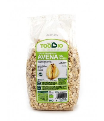 Copo Avena Grueso S/Gluten Bio 500 gr Toobio