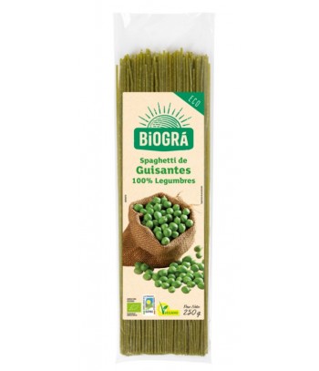 Espaguetis de Guisante Bio 250 gr Biogra/Sorribas