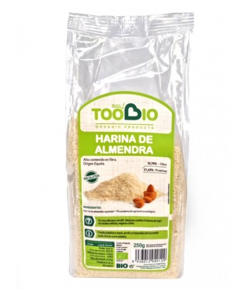 Harina Almendras Bio 250 gr Toobio