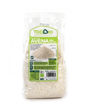 Harina Avena S/Gluten Bio 500 gr Toobio