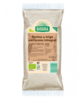 Harina de Trigo Sarraceno Integral 500 gr Biogra/Sorribas