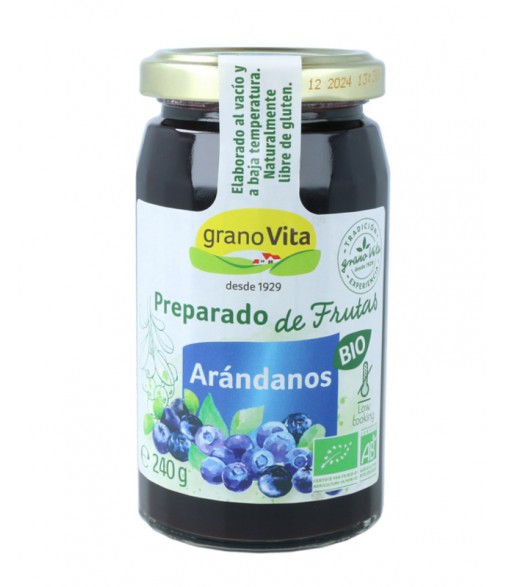 Mermelada Arandanos Bio 240 gr Granovita