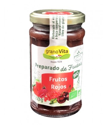 Mermelada Frutas Rojas Bio 240 gr Granovita