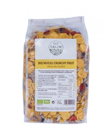 Muesli Crunchy Fruit Bio 250 gr Eco-Salim