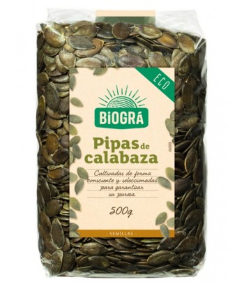 Pipas Calabaza 500 gr Biogra/Sorribas