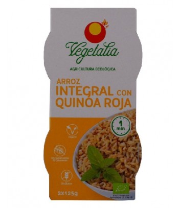 Arroz Integral y Quinoa Roja Bio 125 gr Vegetalia