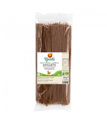 Espaguetis Espelta Integral Bio 500 gr Vegetalia