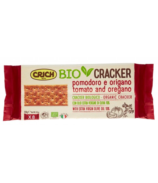 Biocracker Tomate Oregano 250 gr Eco-Salim