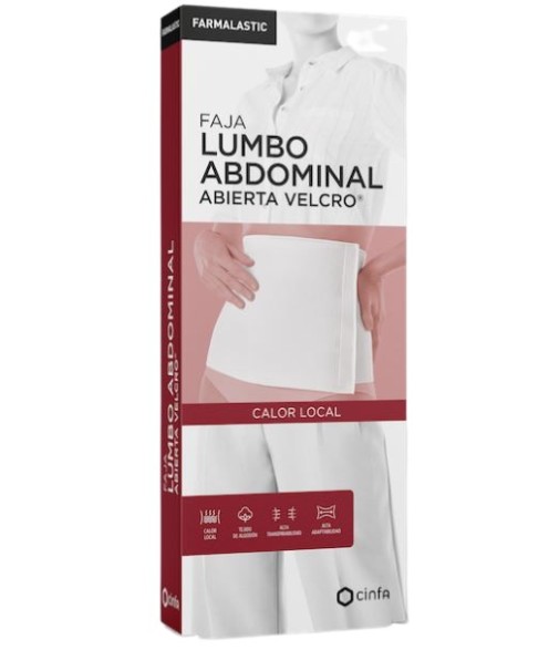 Farmalastic Cotton Velcro Girdle Size 3 Color White