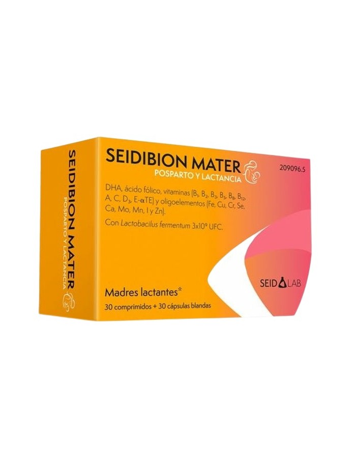 Seidibion Mater Posparto y Lactancia 30 Comprimidos + 30 Cápsulas Blandas
