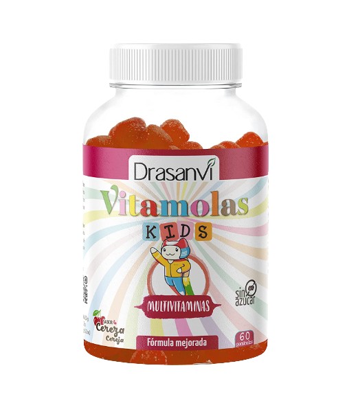 Drasanvi Vitamolas Kids Multivitaminas Sabor Cereza 60 Gominolas