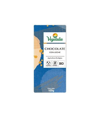 Chocolate con Leche Bio 100 gr Vegetalia