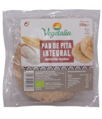 Pan Pita Integral 4 Uds 280 gr Vegetalia
