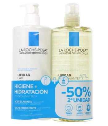 La Roche Posay Pack Lipikar Huile + Leche Corporal 750 ml