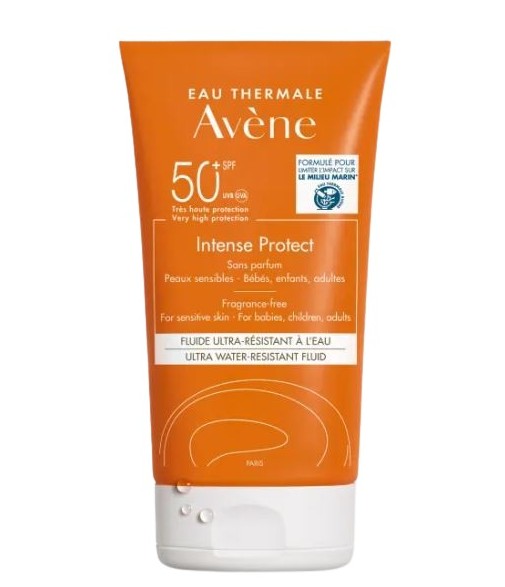 Avéne Solar Intense Protect Fluid SPF50+ Fragrance-Free Babies (+6 months) Children and Adults Sensitive Skin 150ml