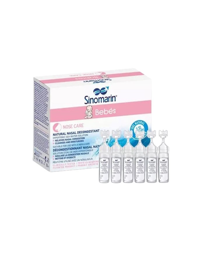 Sinomarin Babies Natural Nasal Decongestant 24 Single Dose Vials