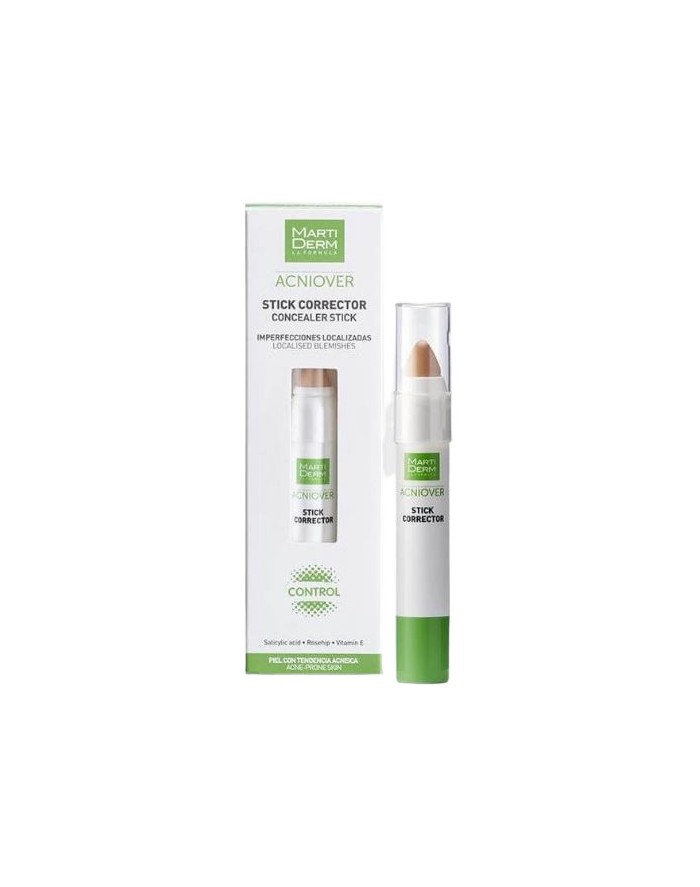 MartiDerm Acniover Stick 3 in 1 Imperfection Corrector for Acne-Prone Skin