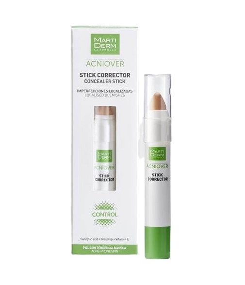 MartiDerm Acniover Stick 3 in 1 Imperfection Corrector for Acne-Prone Skin