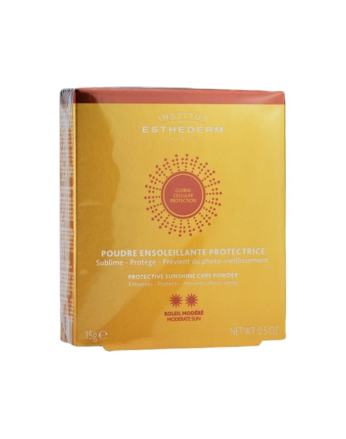 Esthederm Polvos Maquilladores con Protección Solar Sol Moderado 15gr