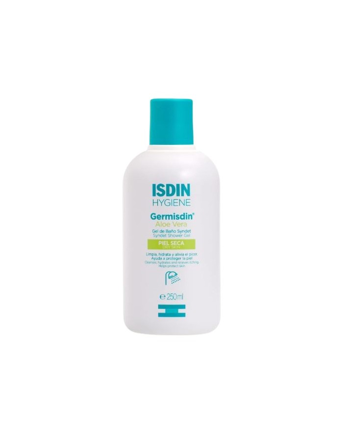 Isdin Germisdin Aloe Vera Soap-Free Bath Gel with Antiseptic Agent for Dry Skin 250ml