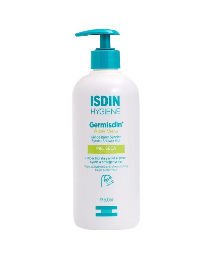 Germisdin Aloe Vera Soap-Free Bath Gel with Antiseptic Agents for Dry Skin 500ml