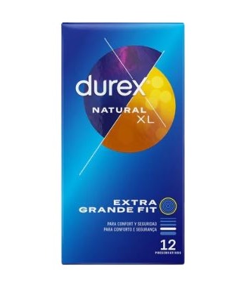 Durex Preservativos Natural Comfort XL 12 Unidades