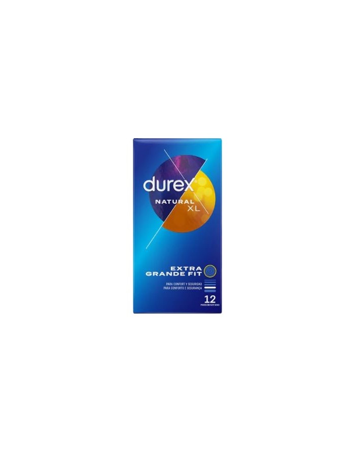 Durex Preservativos Natural  Comfort  XL 12 Unidades