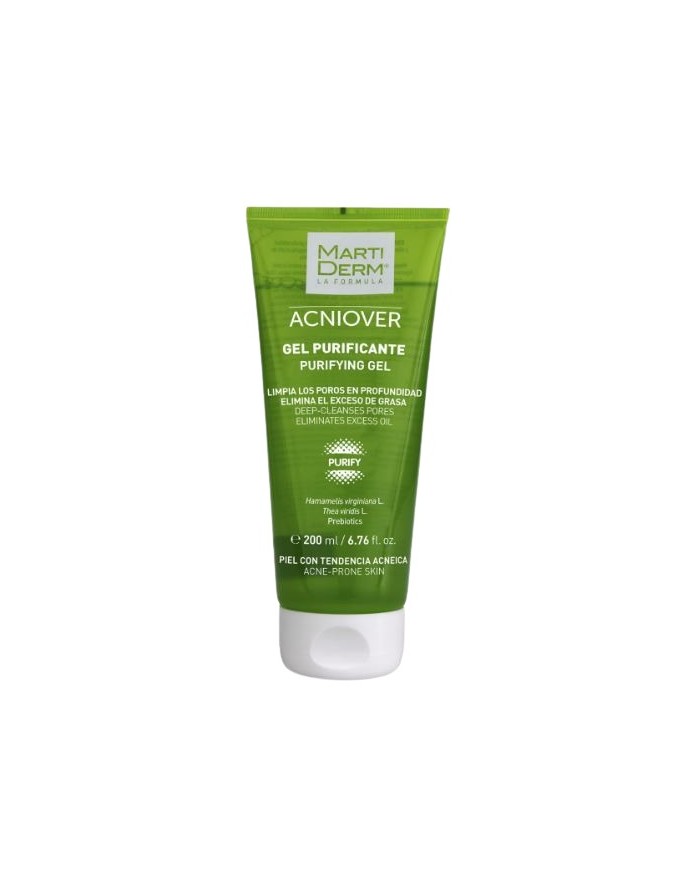 MartiDerm Acniover Purifying Gel for Oily Skin with Acne Tendency 200ml