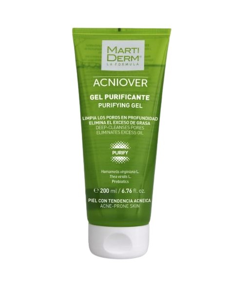 MartiDerm Acniover Purifying Gel for Oily Skin with Acne Tendency 200ml
