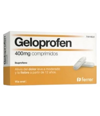 Geloprofen 400 mg 20 Comprimidos Recubiertos con Película