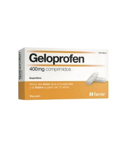 Geloprofen 400 mg 20 Comprimidos Recubiertos con Película
