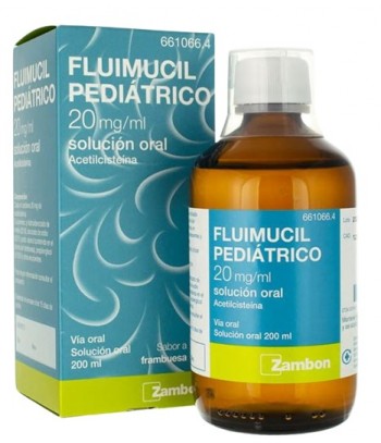 Fluimucil Pediátrico 20 mg/ml Acetilcisteína Solución Oral 200 ml