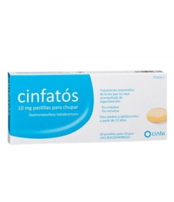 Cinfatos 10 mg 20 Pastillas para Chupar