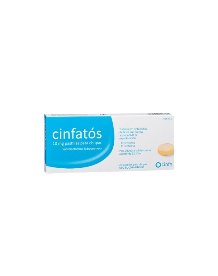 Cinfatos 10 mg pastilla para chupar 20 comprimidos
