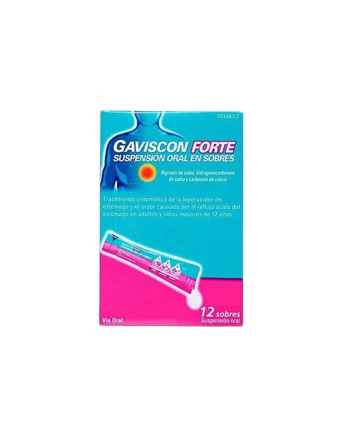 GAVISCON FORTE SUSPENSION ORAL EN 12 SOBRES