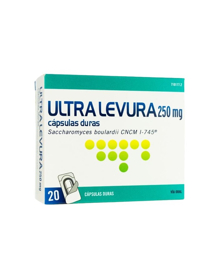 Ultra levura 250 mg 20 cápsulas