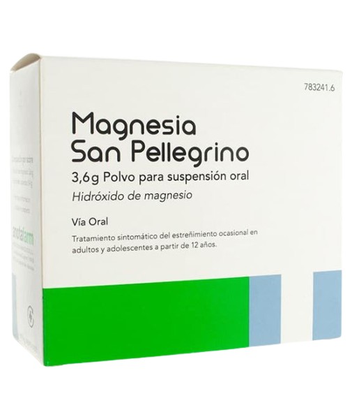 Magnesia San Pellegrino 3,6 g 20 Sobres para Suspensión Oral