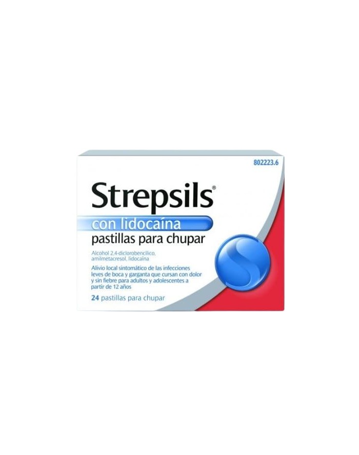Strepsils con lidocaina 24 comprimidos
