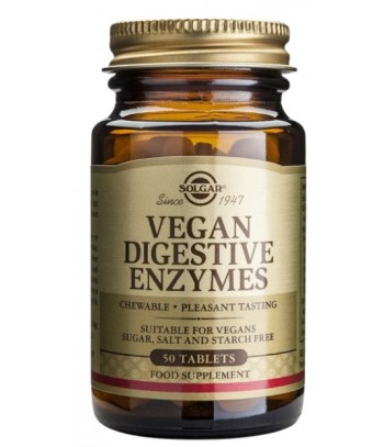 Solgar Vegan Enzimas Digestivas 50 Comprimidos