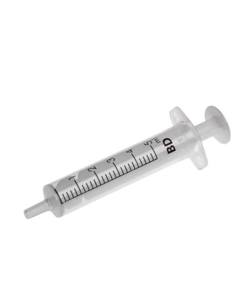 Jeringa sin Aguja BD Discardit II 5 ml