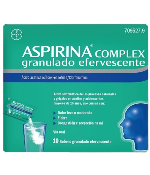 Aspirina Complex Granulado Efervescente 10 sobres