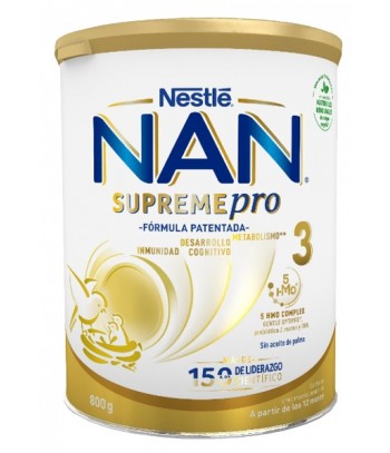 Nan Supreme 3 Leche de Crecimiento +12 Meses 800g