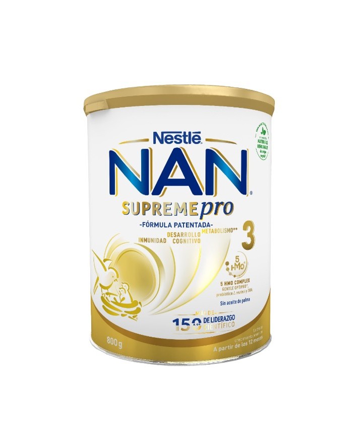 Nan Supreme 3 Leche de Crecimiento +12 Meses 800g