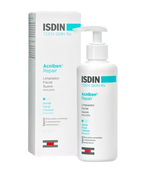 Isdin Teen-Skin RX Acniben Repair Limpiador Suave Emusión 180 ml