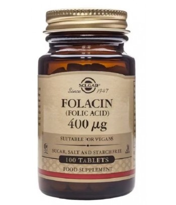 Solgar Folacín 400 μg 100 comprimidos
