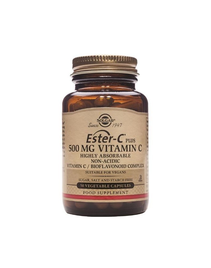 Solgar Ester C® PLUS Vitamin C / Bioflavonoides Cítricos Complex 50 Cápsulas Vegetales