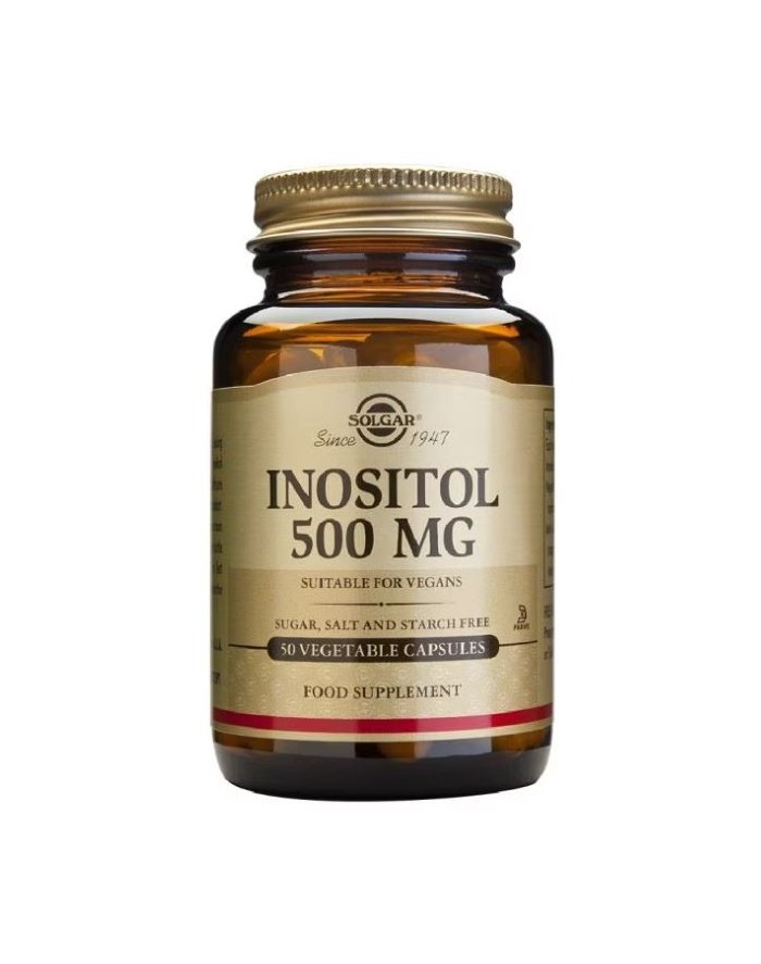 Solgar Inositol 500 mg 50 Vegetable Capsules