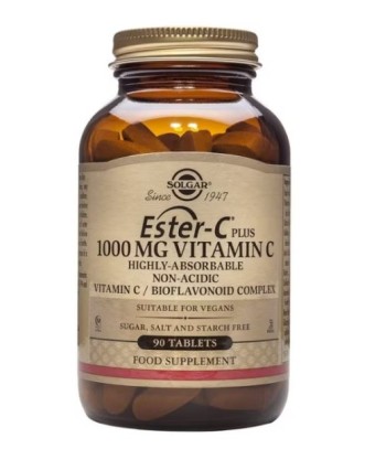 Solgar® Ester-C® Plus Vitamina C Patentada 1000 mg 90 comprimidos