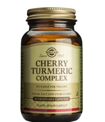 Solgar Cherry and Turmeric Complex 60 Vegetable Capsules